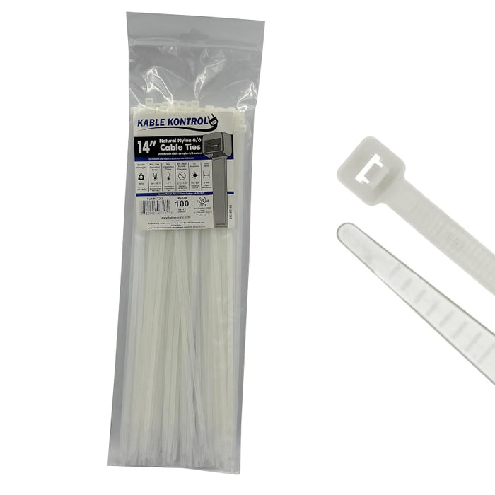 Natural Clear Nylon Zip Ties