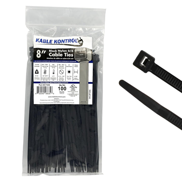 Black Cable Ties - UV Resistant