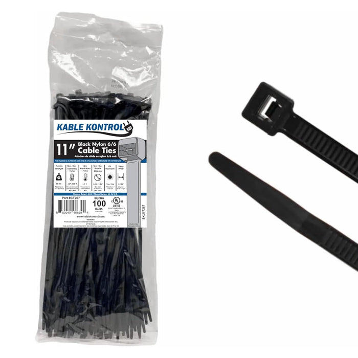 Black Cable Ties - UV Resistant