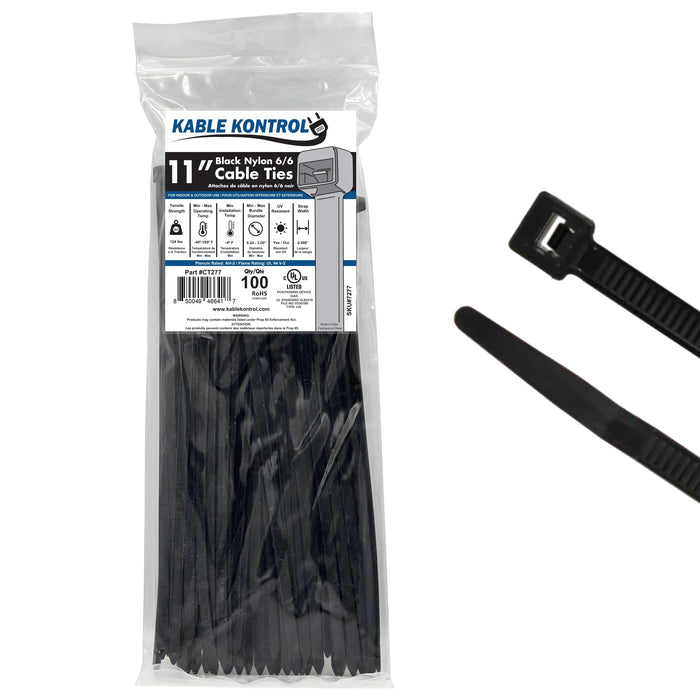 Black Cable Ties - UV Resistant