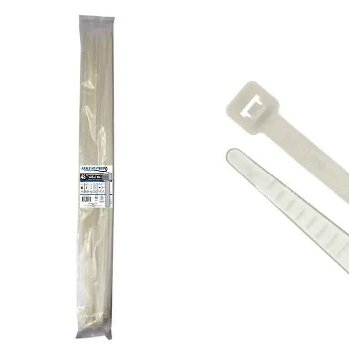 Natural Clear Nylon Zip Ties