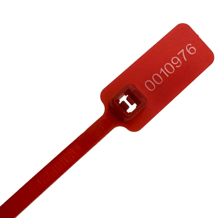 Serialized Flag Identification Numbered Cable Zip Ties