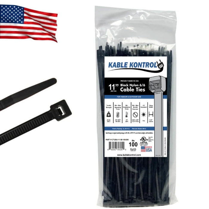 Made In USA Cable Zip Ties