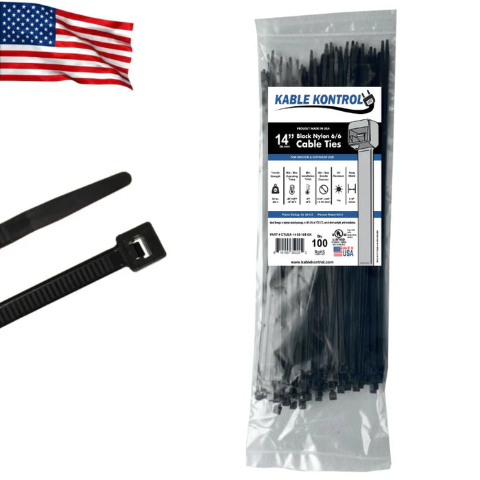 Made In USA Cable Zip Ties