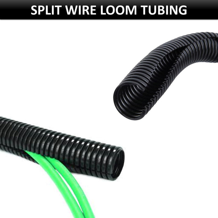 Color Convoluted Split Wire Loom Tubing