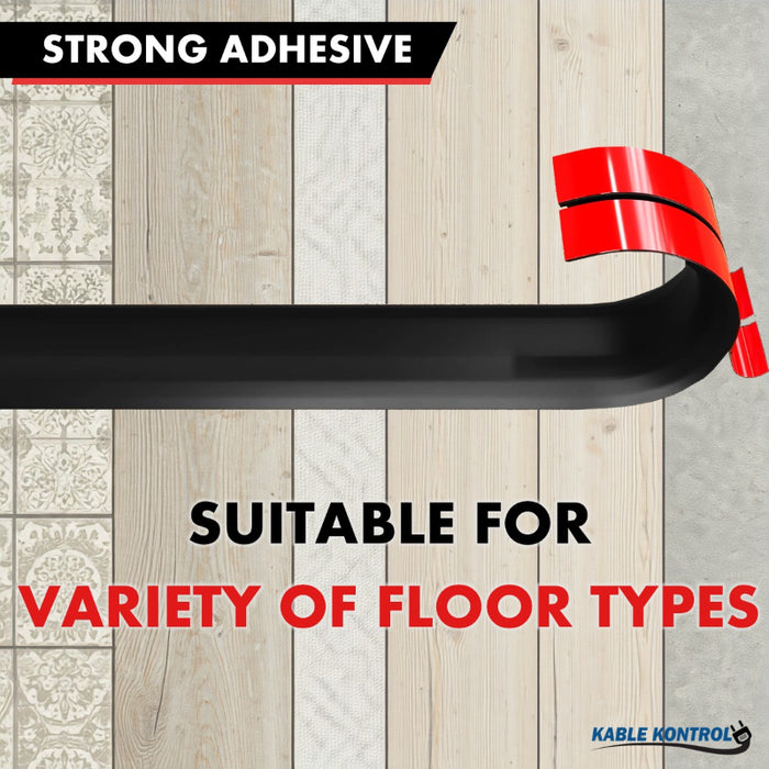 Flexible Silicone Adhesive Floor Cord Cover