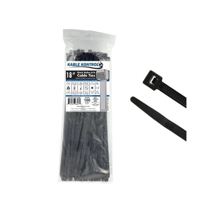 Black Cable Ties - UV Resistant