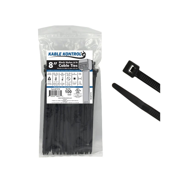 Black Cable Ties - UV Resistant