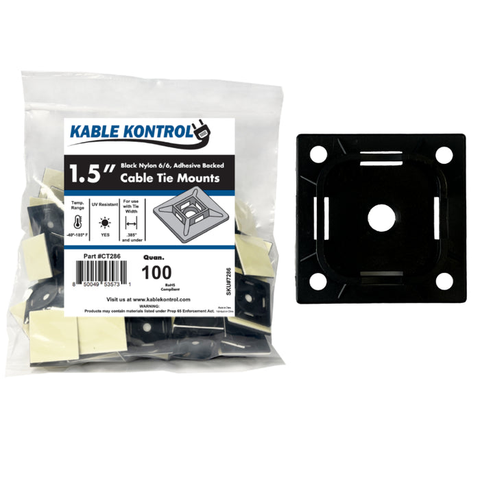 Adhesive Cable Tie Mounts