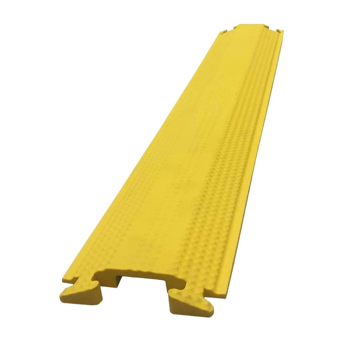 Rubber Drop Over Cord Cover - 1 Channel - 36" Long - Yellow