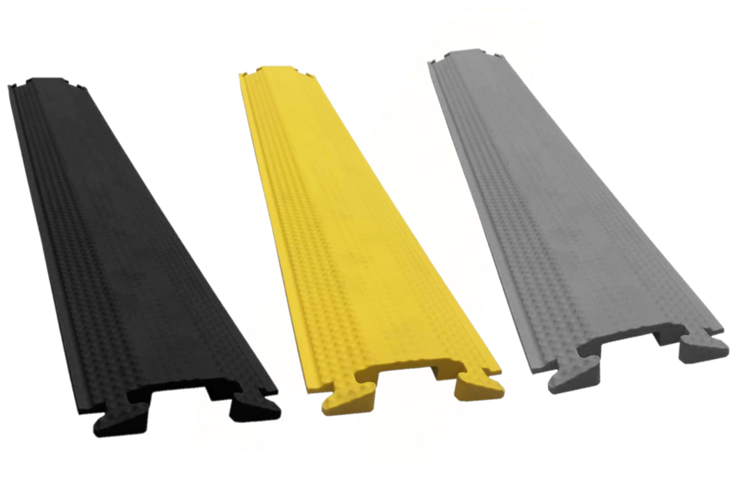 Rubber Drop Over Cable Covers - 1 Channel - 60" Long - FCC999-60