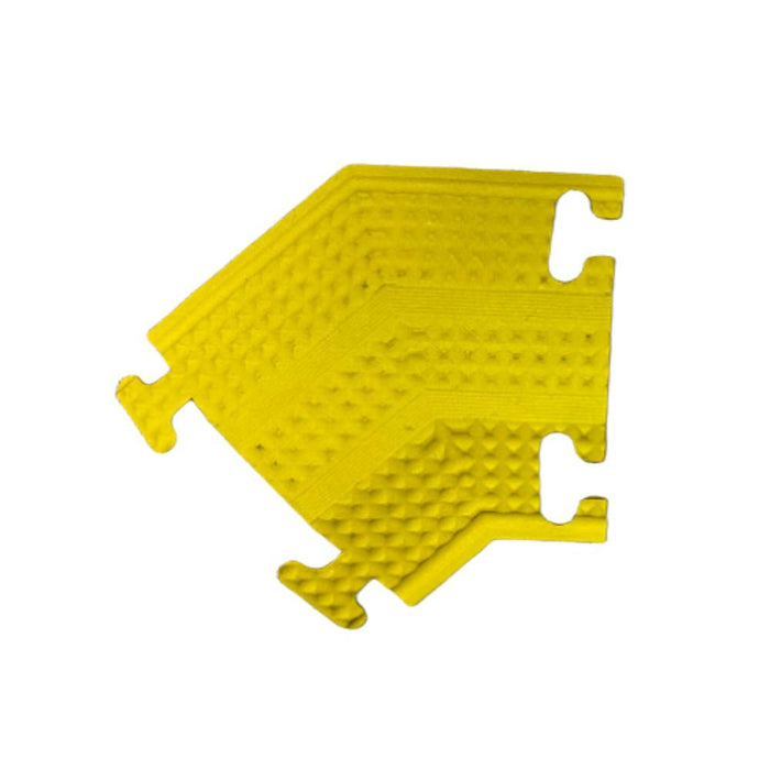 45º Left Turn For FCC999 Drop Over Cord Cover - Yellow