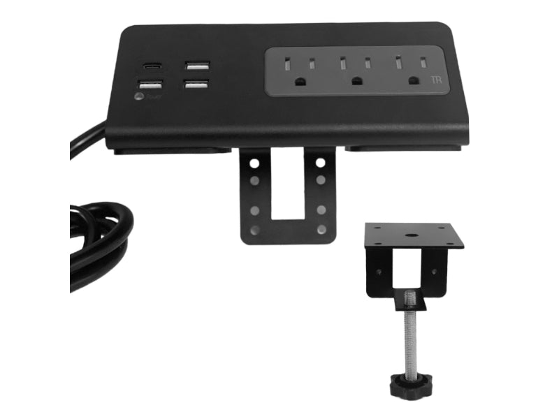 Desktop & Bedside Power Strip with USB C Port