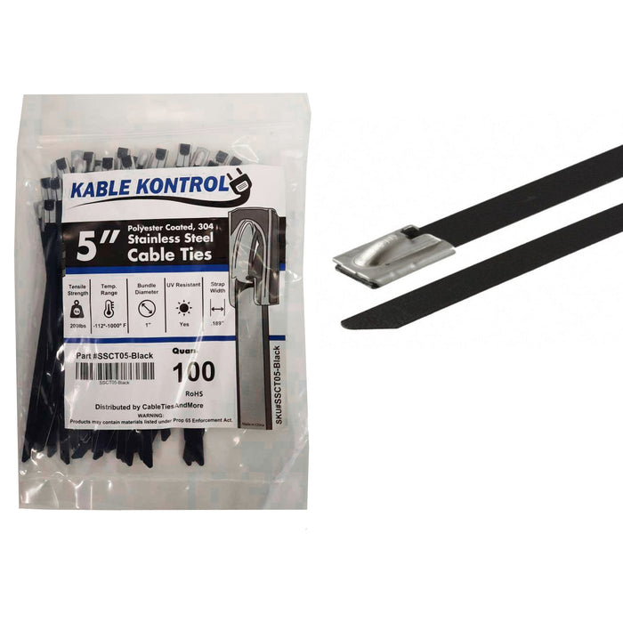 Plastic Coated Stainless Steel Cable Ties