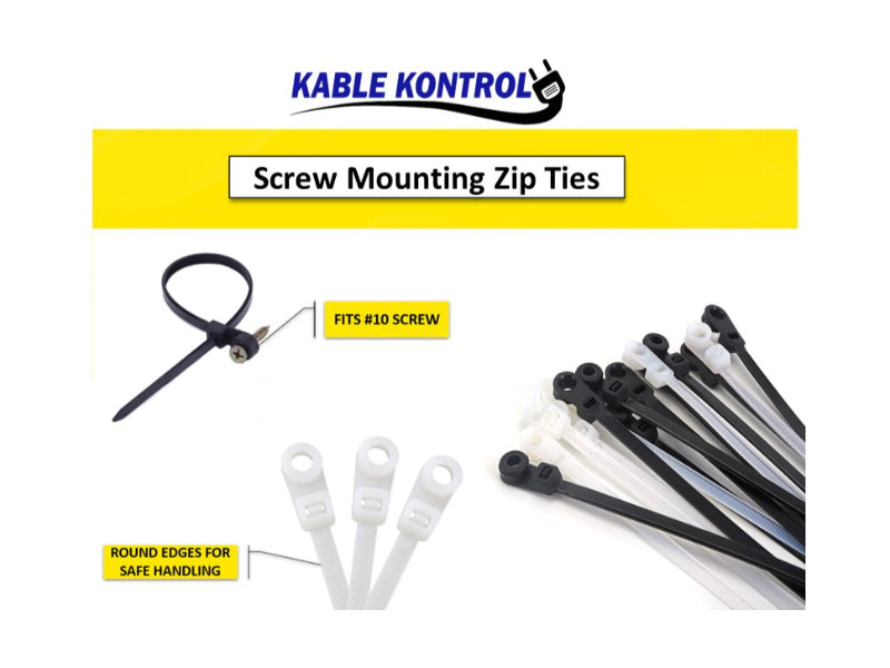 Screw Hole Mount Cable Ties