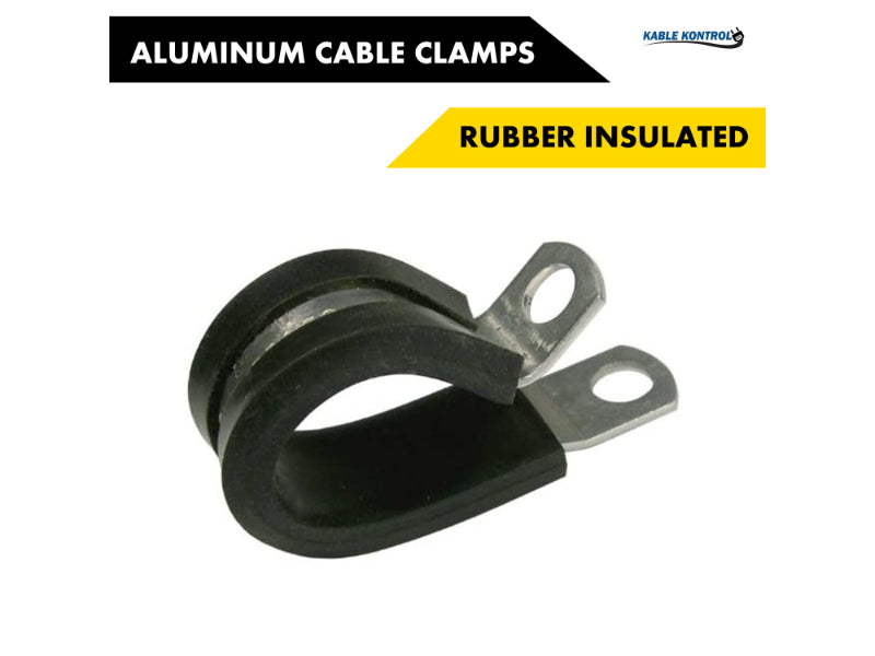 Aluminum Cable Clamps - Rubber Insulated Metal Wire Clamps