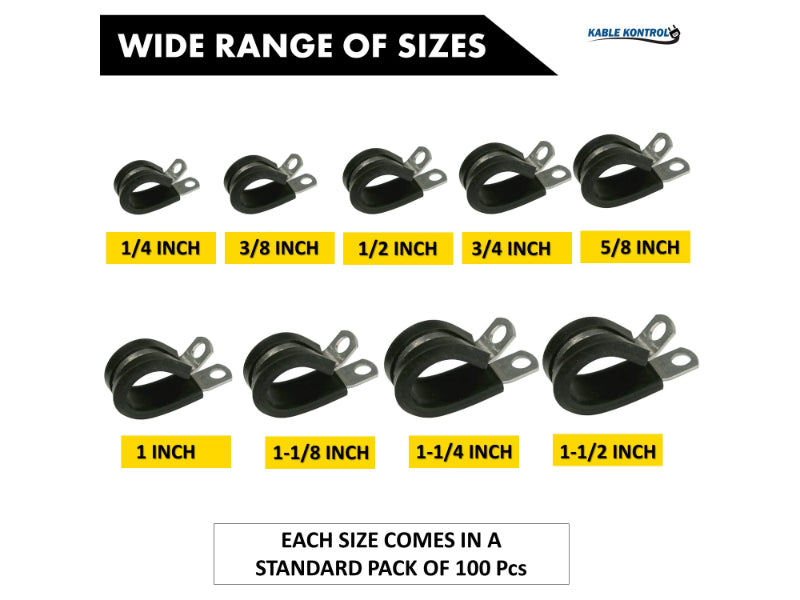 Aluminum Cable Clamps - Rubber Insulated Metal Wire Clamps