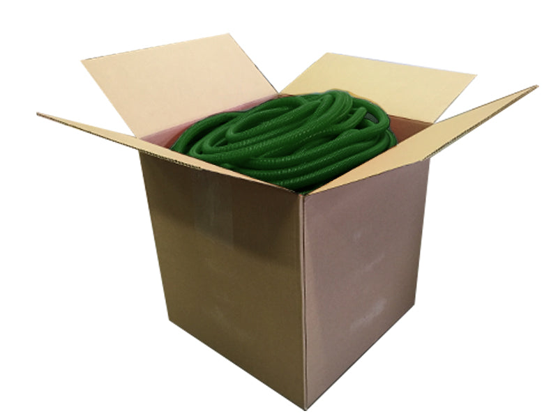 Convoluted Split Wire Loom Tubing - 3/4" Inside Diameter - 550' Length - Green