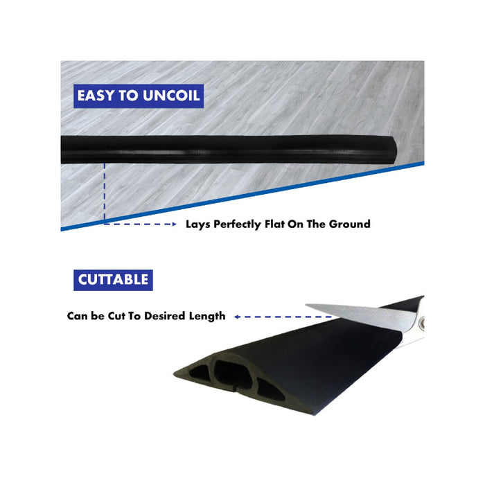 Rubber Duct Floor Cord Cover