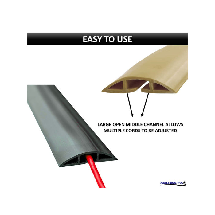 PVC Floor Cord Cover Kit