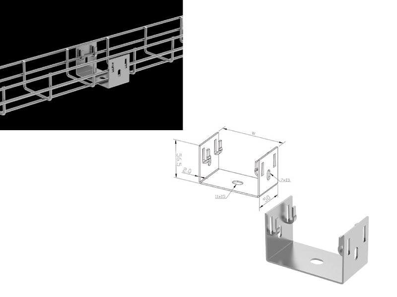 4" Side Floor Stand