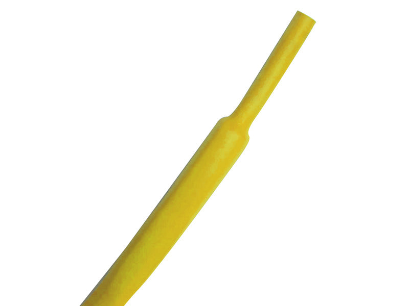 2:1 Polyolefin Heat Shrink Tubing - 1-1/2" Inside Diameter - 100' Length - Yellow