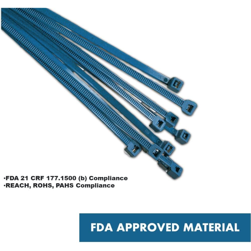 Metal Detectable Cable Zip Ties - 1